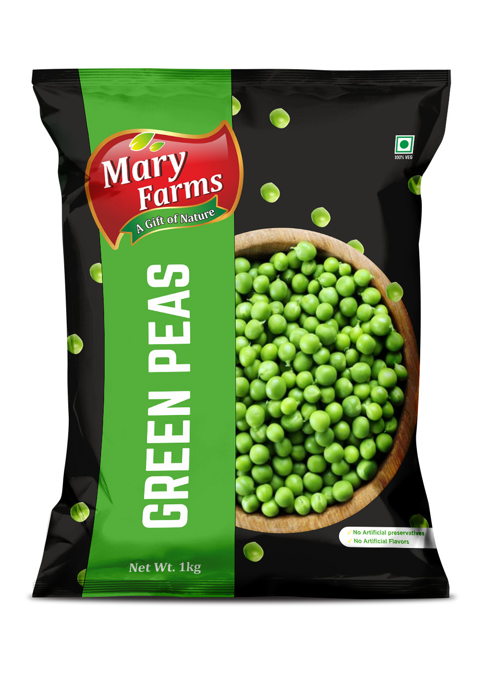 Mary Farms Frozen Green Peas