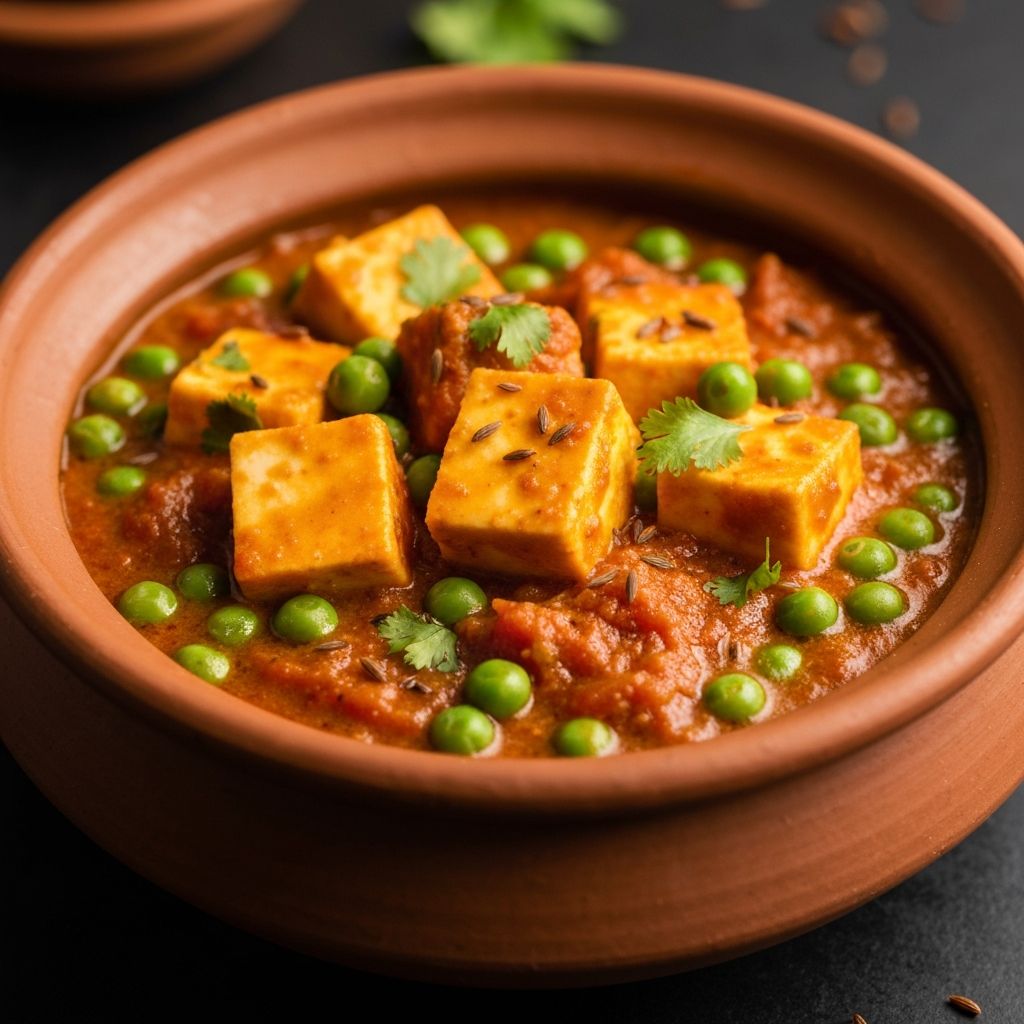 Matar Paneer Curry